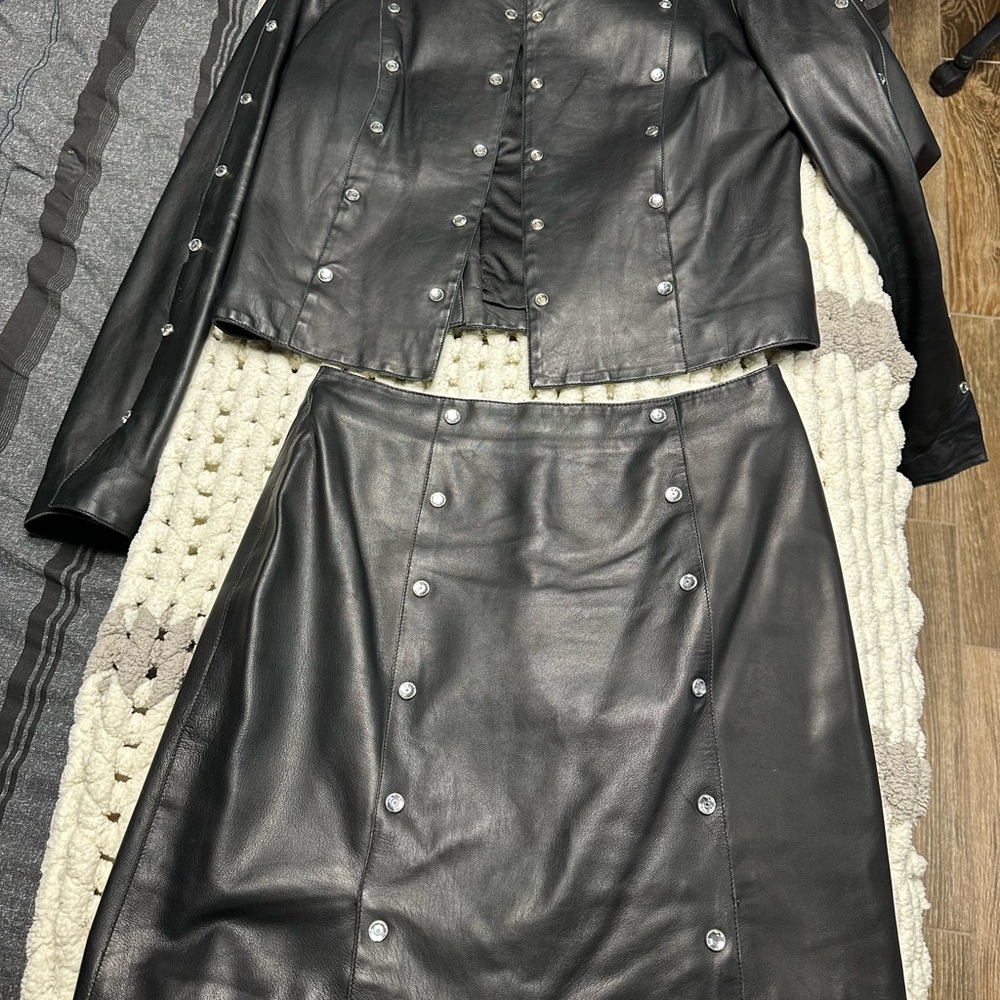 Cache Black Mini A-Line Skirt for Cocktail - Picture 3 of 3